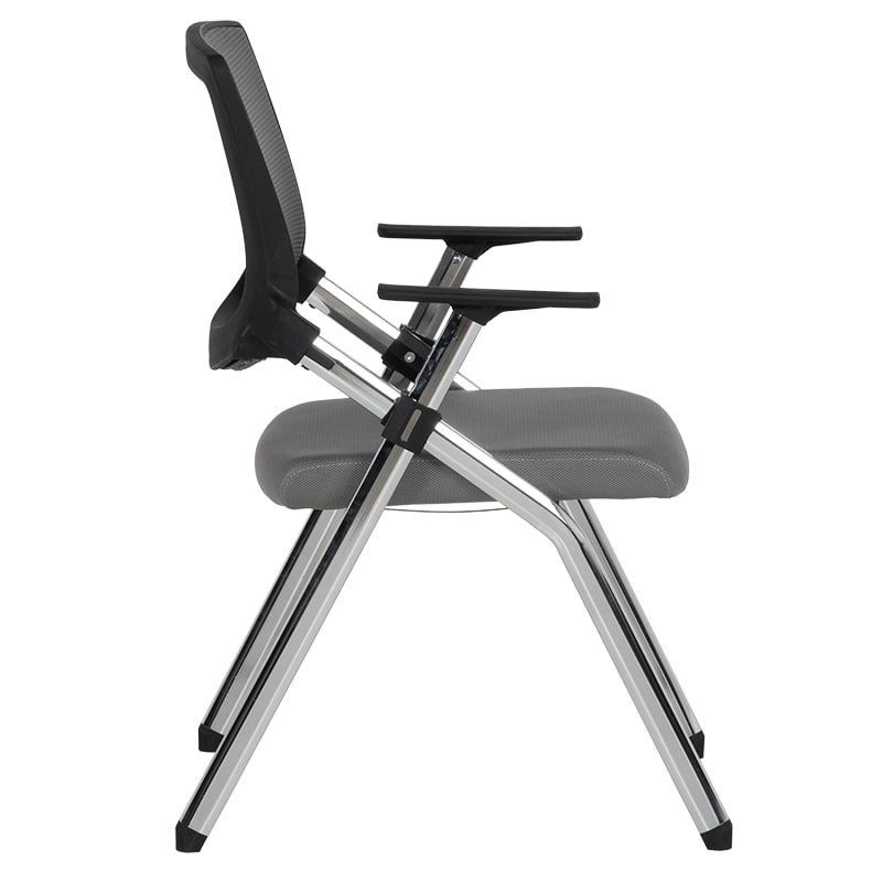 Сгъваем посетителски офис стол Carmen 1704 сив